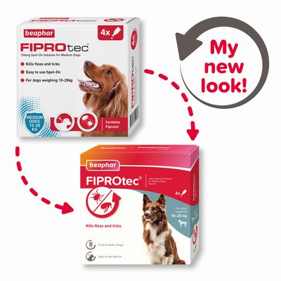 beaphar FIPROtec® Bolha- és Kullancsoldó Spot-on Kutyáknak - M (10-20kg)
