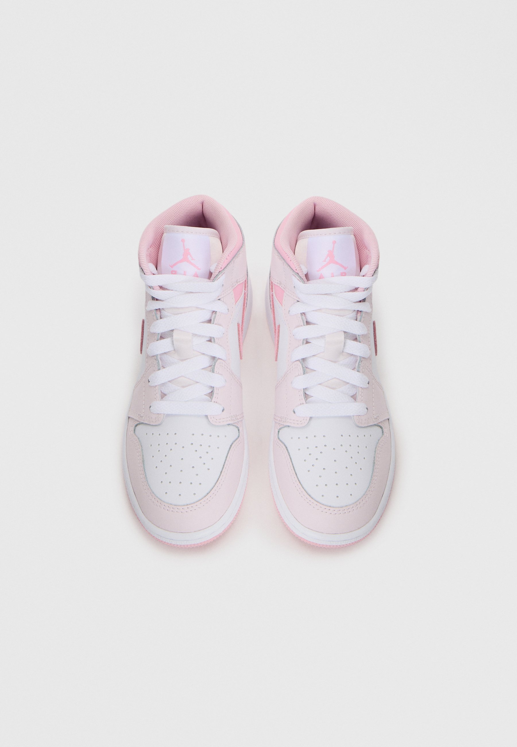 Jordan AIR JORDAN 1 UNISEX - Magasszárú edzőcipő - gyöngyház rózsaszín/közepes puha rózsaszín/fehér