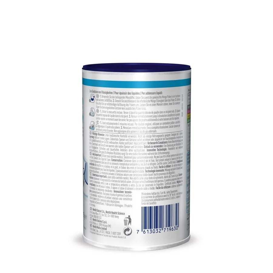 Poudre épaississante instantanée neutre transparente Resource Thickenup de NESTLÉ, 125 g