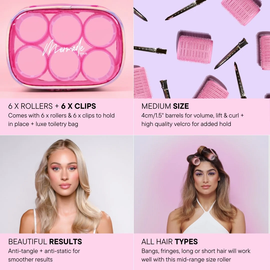 Accessori Velcro Roller Kit - Bigodini, Cofanetti per Capelli