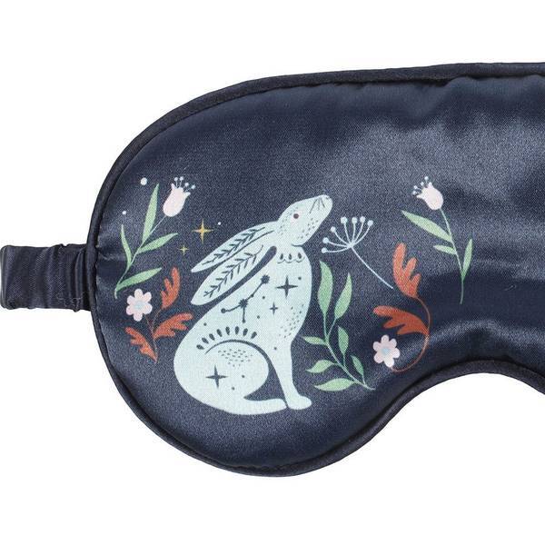 Mască de somn din satin Something Different Midnight Hare | Sănătate | Superdrug