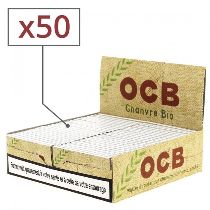 OCB Bio-Hanf-Drehpapier, 50 Stück