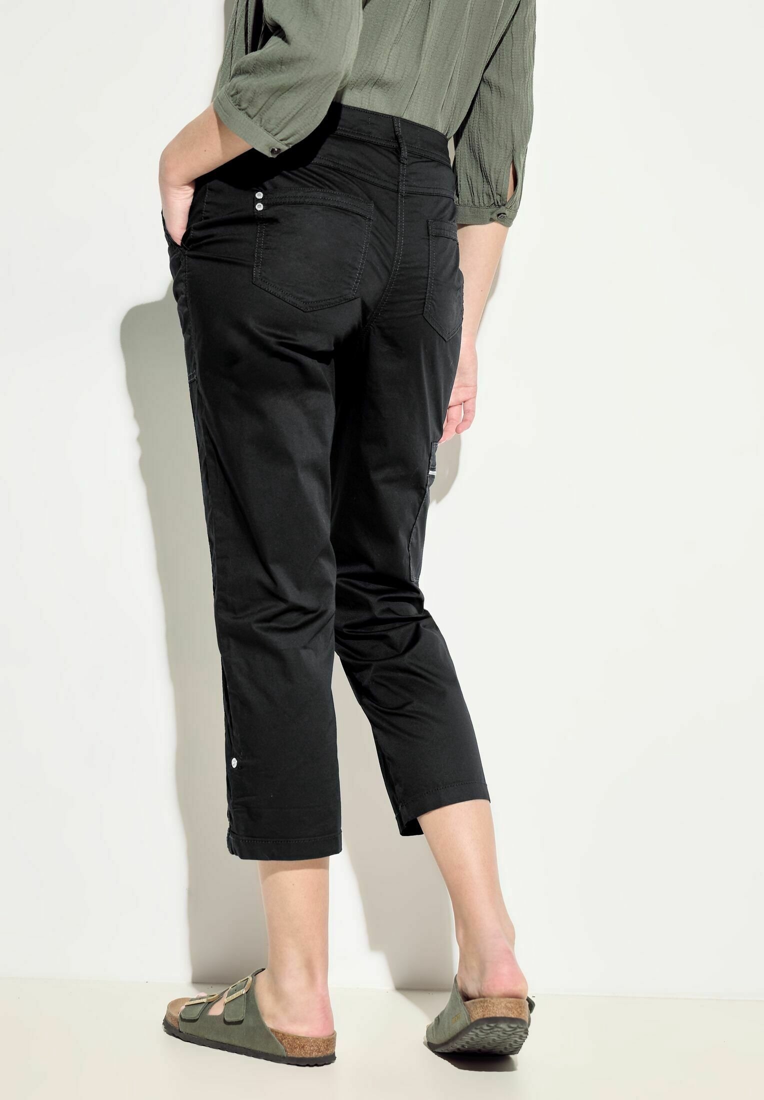 Pantaloni Cecil - neri