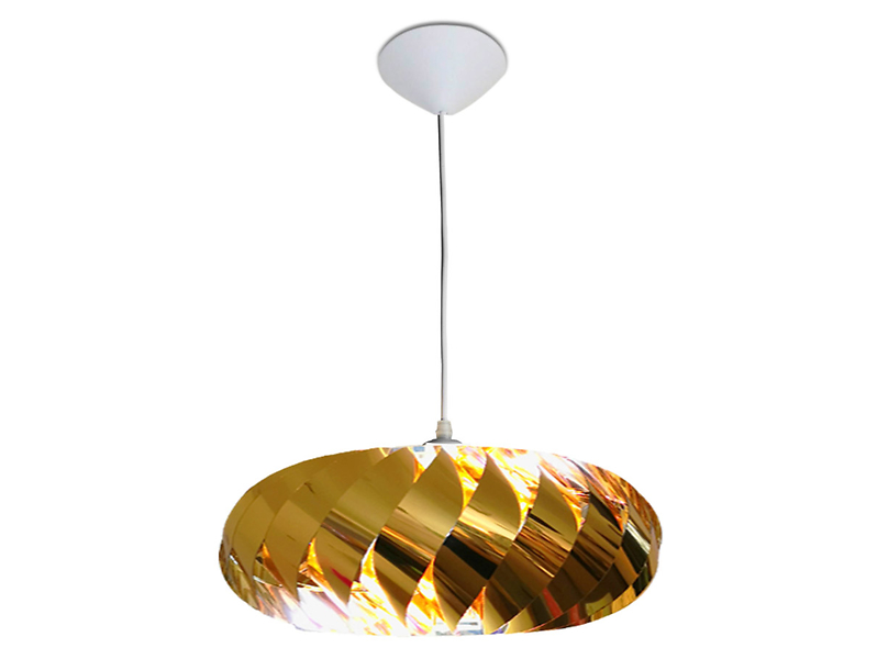 Lampa wisząca Jet metalowa złota