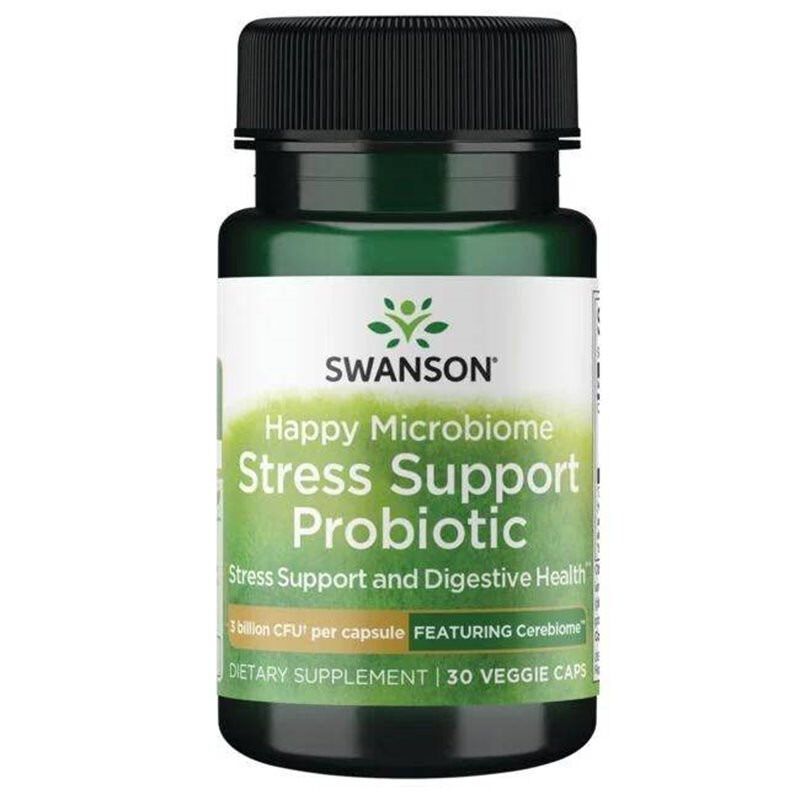 Swanson Happy Microbiome Stress Support Probiotiskie dārzeņi