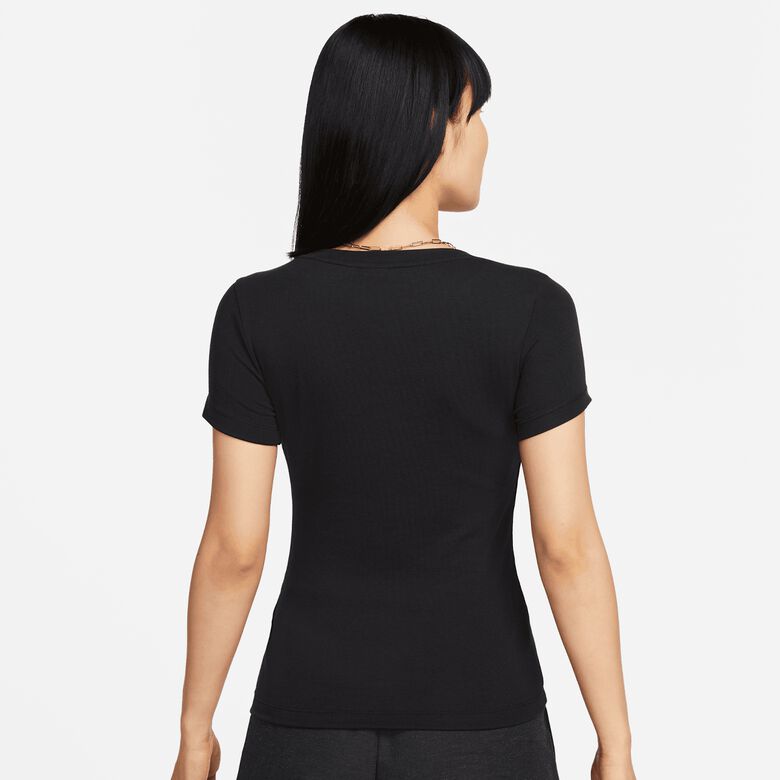 Sportswear Essential Rib Shortsleeve Midrunner Crop Top
