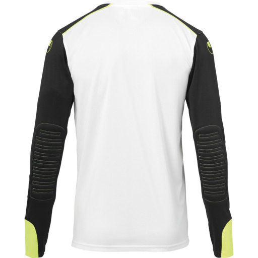 Maillot de gardien de but Tower à manches longues Blanc/noir/jaune Flu Uhlsport
