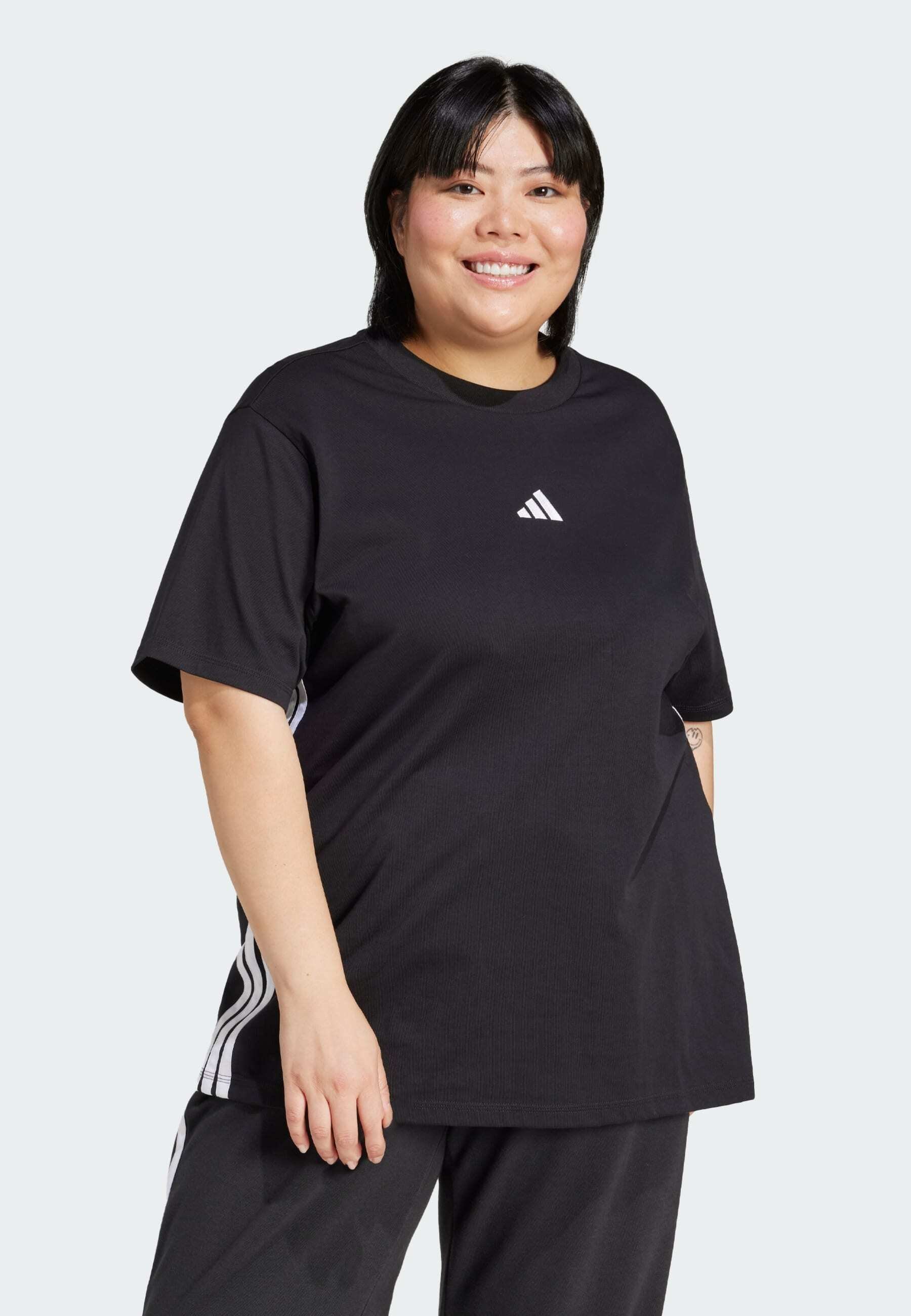 adidas Sportswear WS SJ T INC - T-shirts med print - black/white
