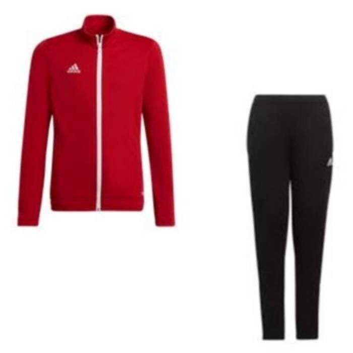 Pantalones de chándal - Adidas - Niño - Aerodry - Rojo y negro - Transpirables - Multideporte
