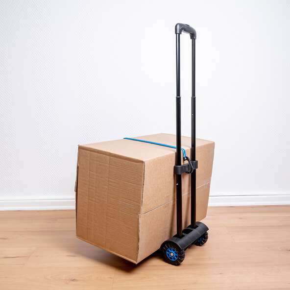 Mini folding transport trolley