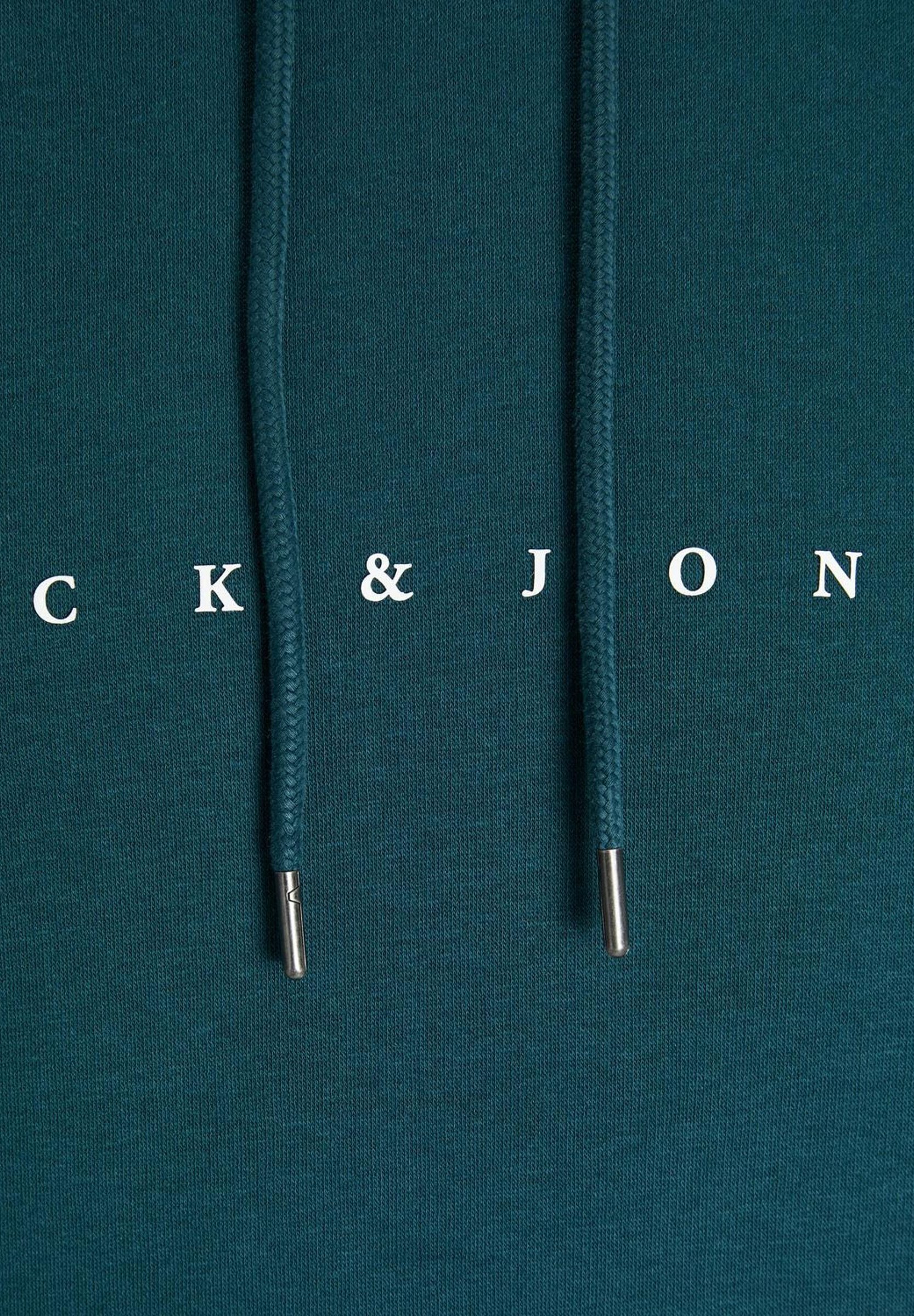JJESTAR HOOD - Genser - deep tealJack & Jones