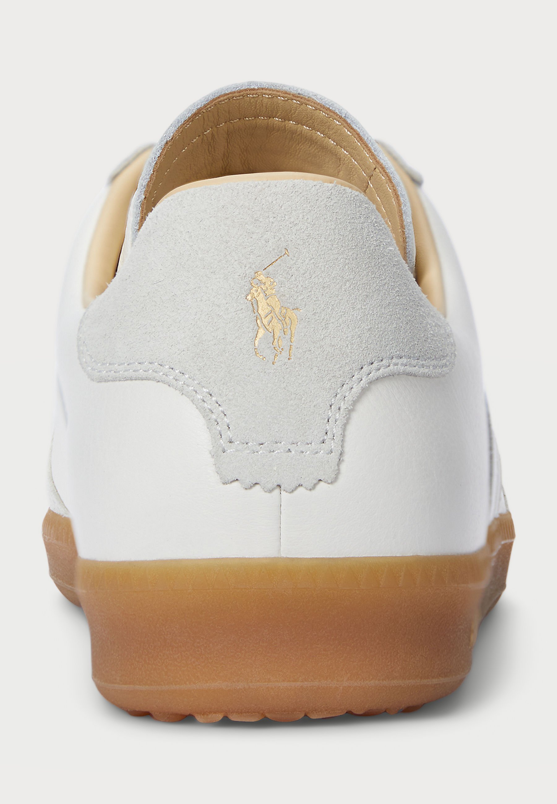 SLIM FIELD COURT 100 LEATHER-SUEDE SNEAKER - Joggesko - blackPolo Ralph Lauren