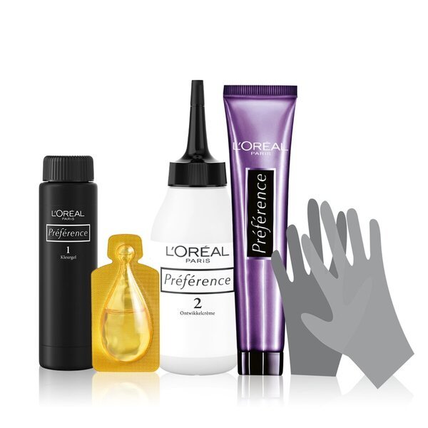 L'Oréal Paris Preference Cool Blondes 7.1 As Middenblond Permanente Haarkleuring<br>