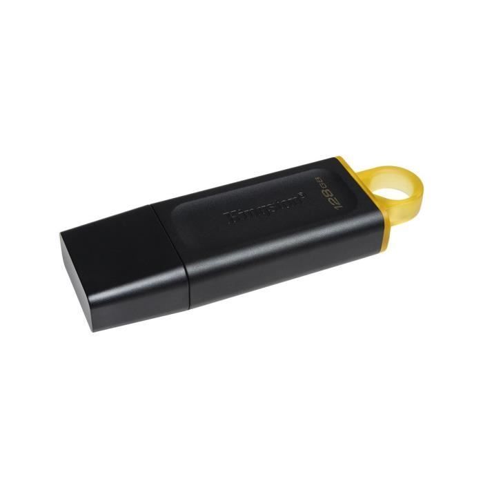 Pen drive KINGSTON DataTraveler® Exodia de 128 GB - Com tampa protetora e argolas para chaveiro