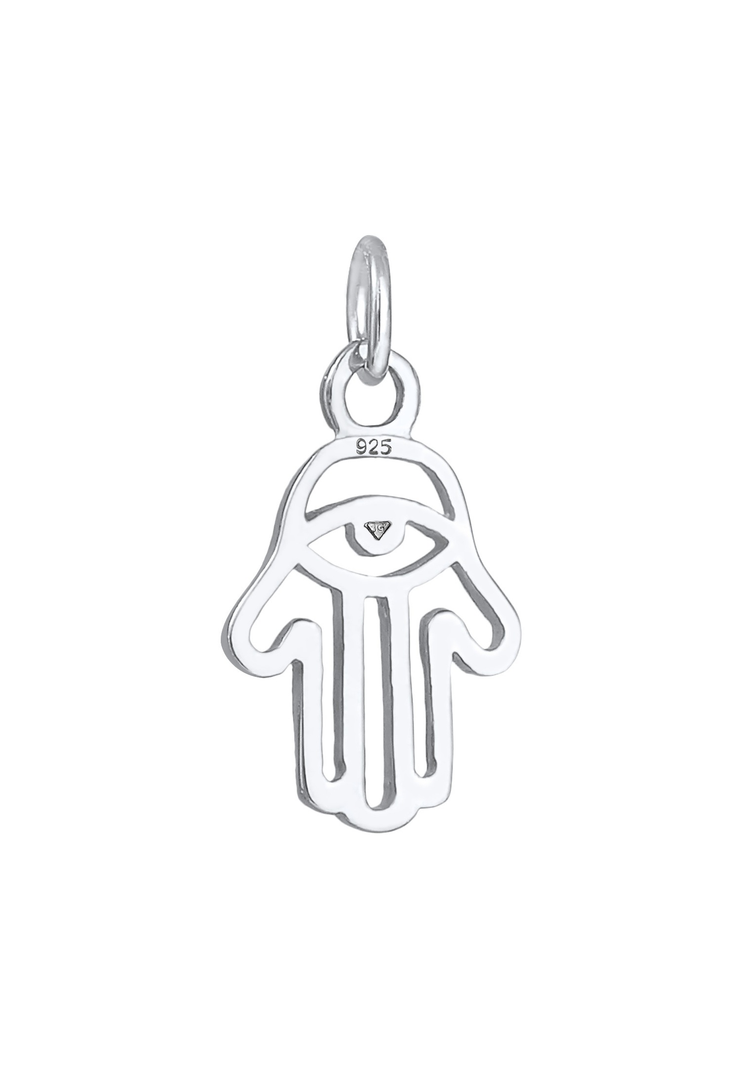 Elli Femmes Charm main de Fatima symbole de protection porte-bonheur talisman en argent sterling 925