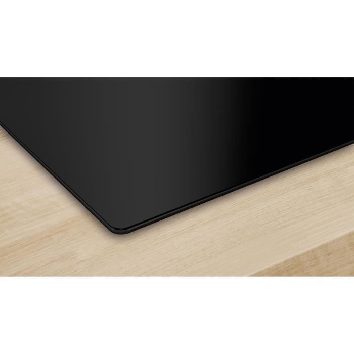 Placa de inducción de 60 cm - BOSCH PUJ611BB5E SER4 Negra - 3 quemadores - 592 x 522 mm