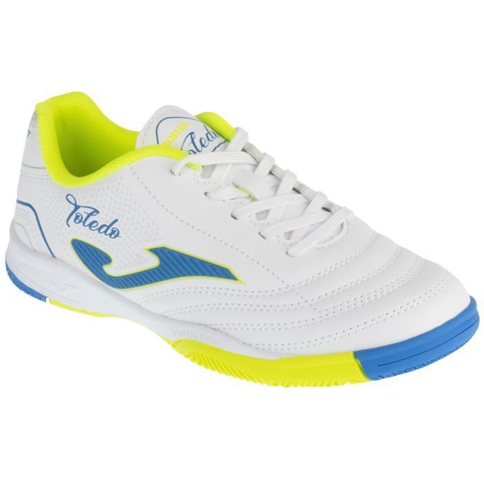 Zapatillas de fútbol sala para niños - Blancas - Joma Toledo Jr 26 TOJS IN