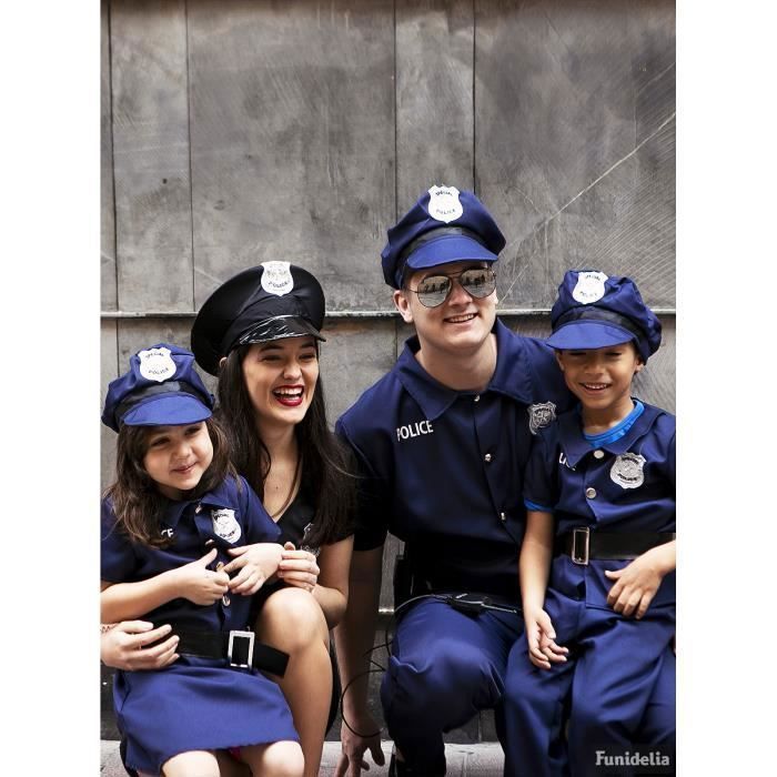 Déguisement de policier garçon Agent de Police, FBI, Professions - Bleu