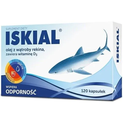 Iskial, Olej z wątroby rekina, Kapsułki