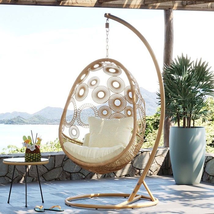 Fauteuil suspendu Ibiza nature Kare Design