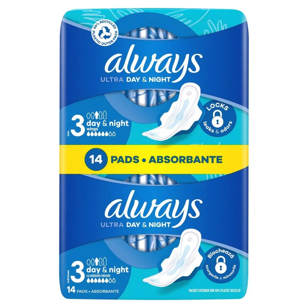 Always Ultra Night Podpaski higieniczne, 14 szt.