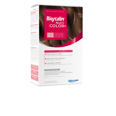 Bioscalin NutriColor Jasny Złoty Brąz Farba do włosów bez amoniaku 1 sztuka 1 sztuka