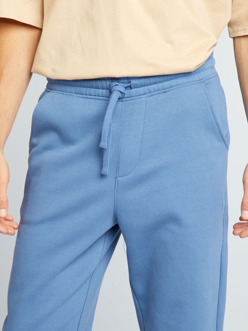 Joggingbroek van sweatstof - - BLAUW