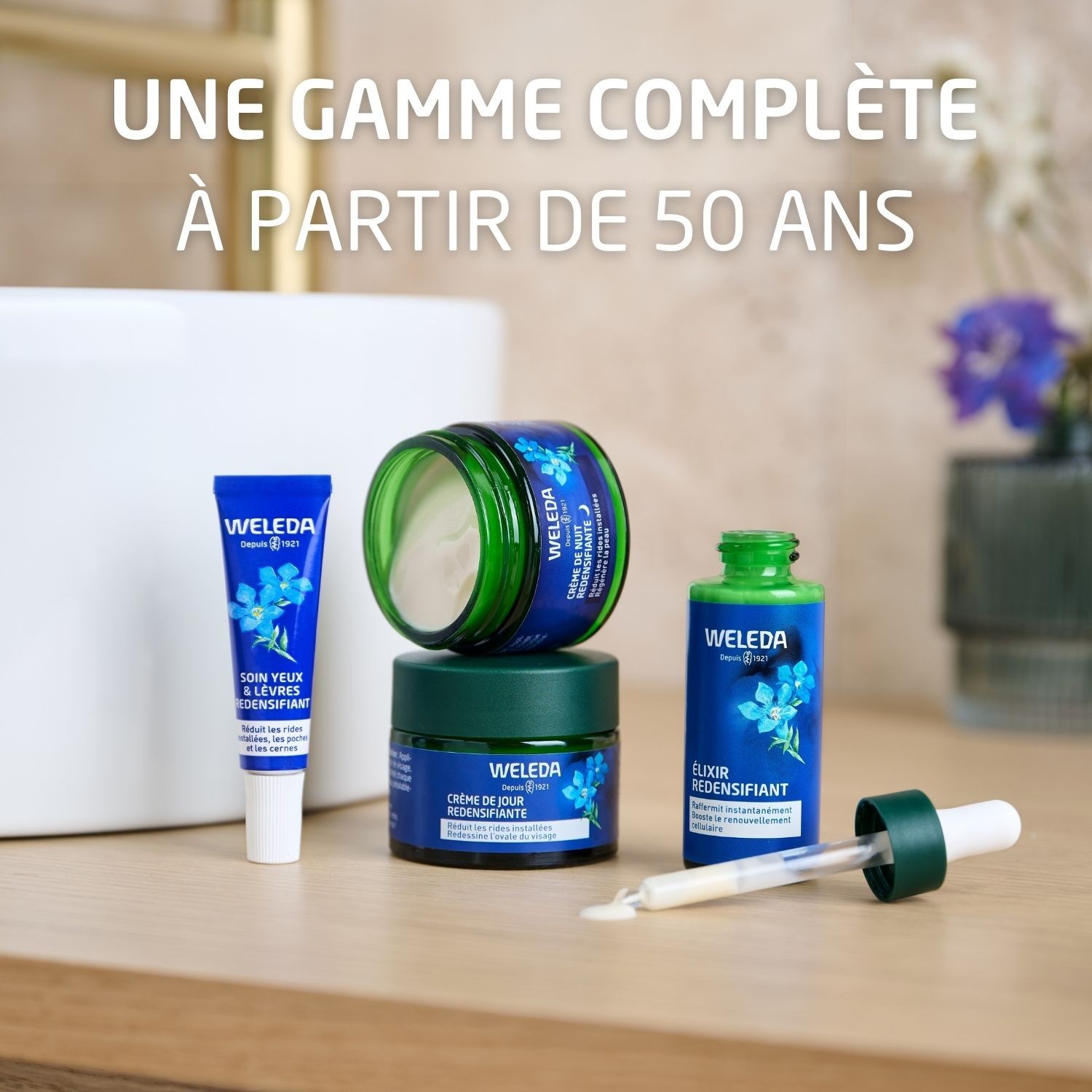 Weleda Crème de Jour redensifiante Gentiane Bleue et Edelweiss - 40 ml