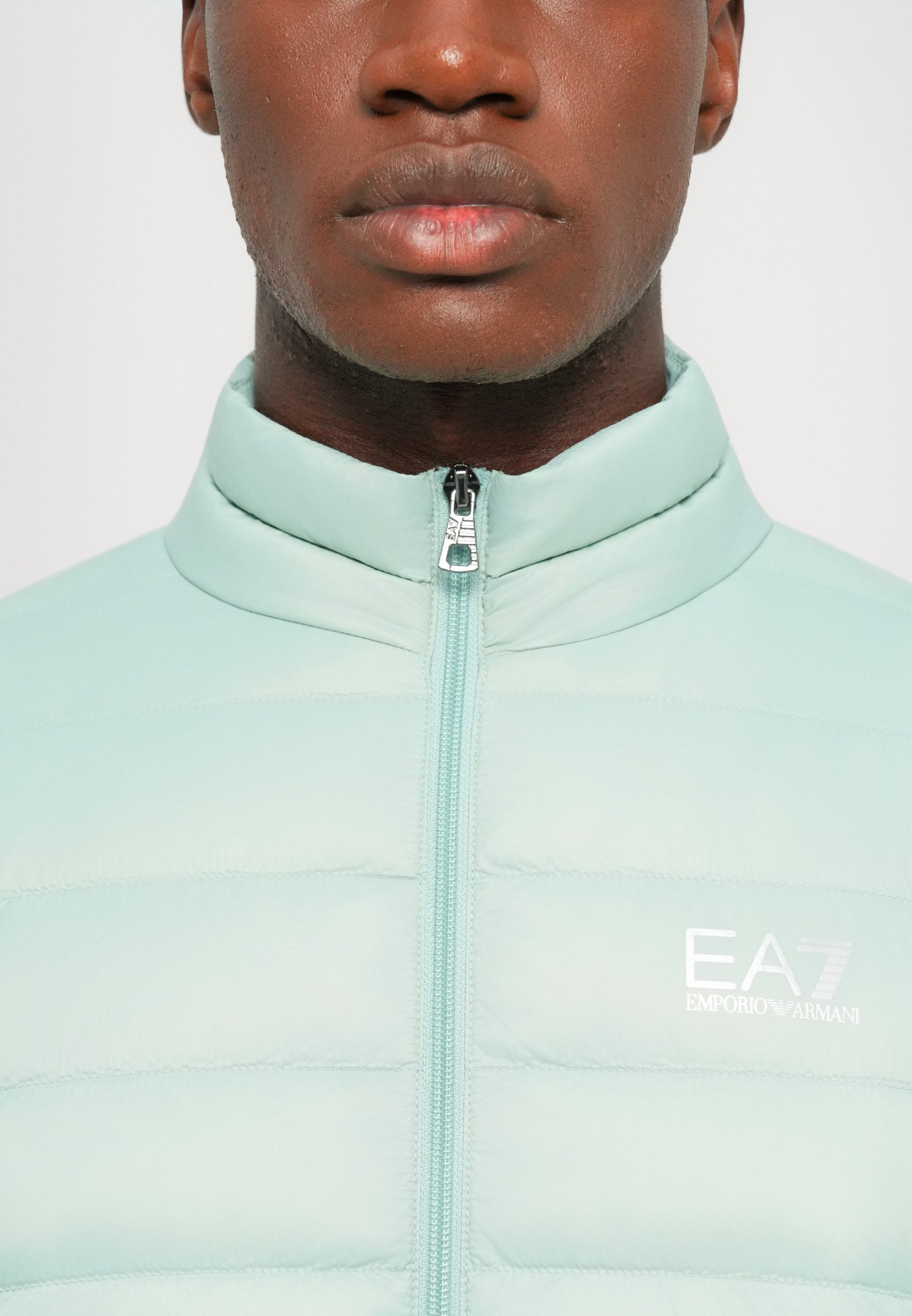 EA7 Emporio Armani TRAIN CORE JACKET - Donsjack - blauw surf