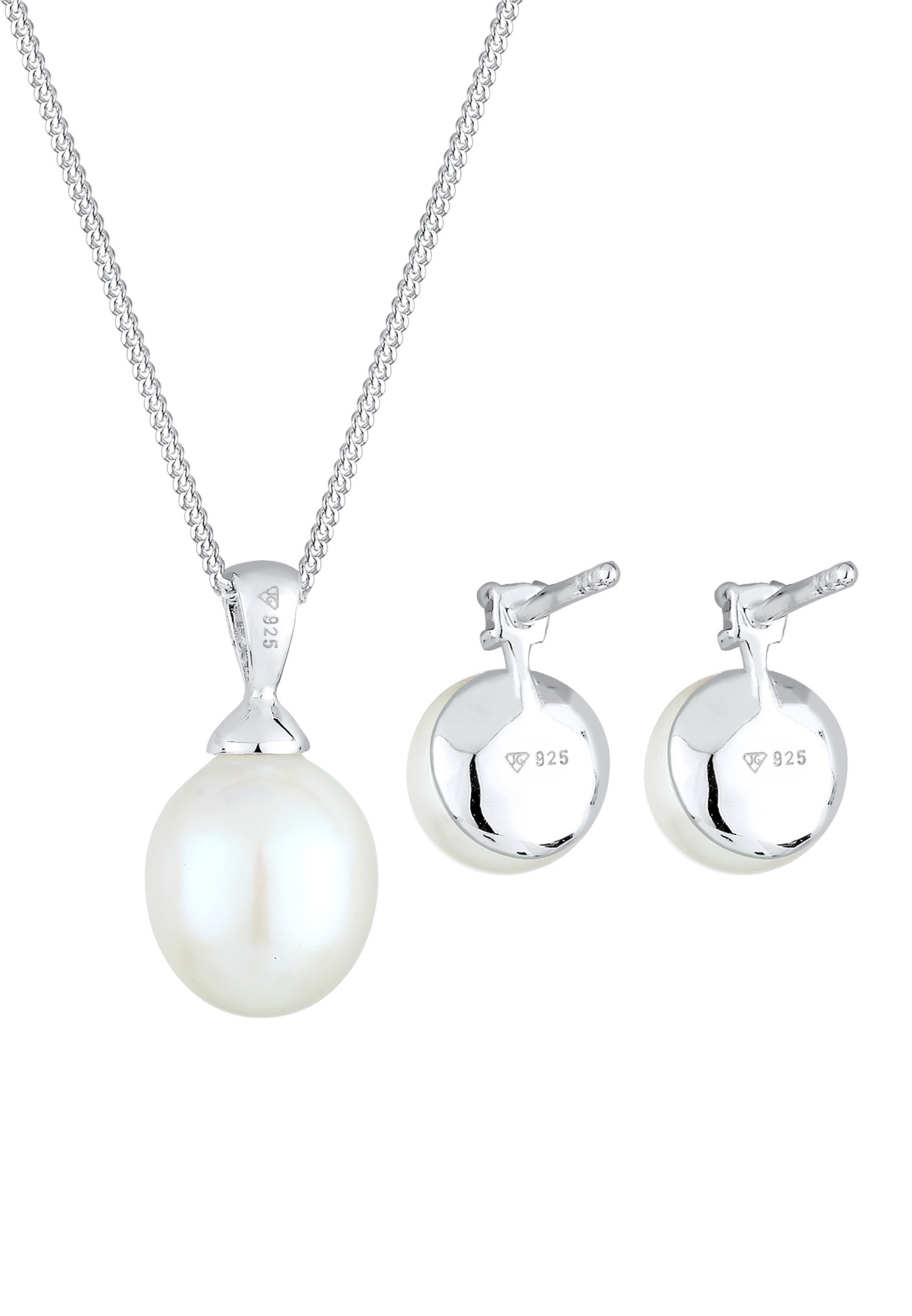 Elli DIAMONDS Perles de Culture d'Eau Douce et Diamant