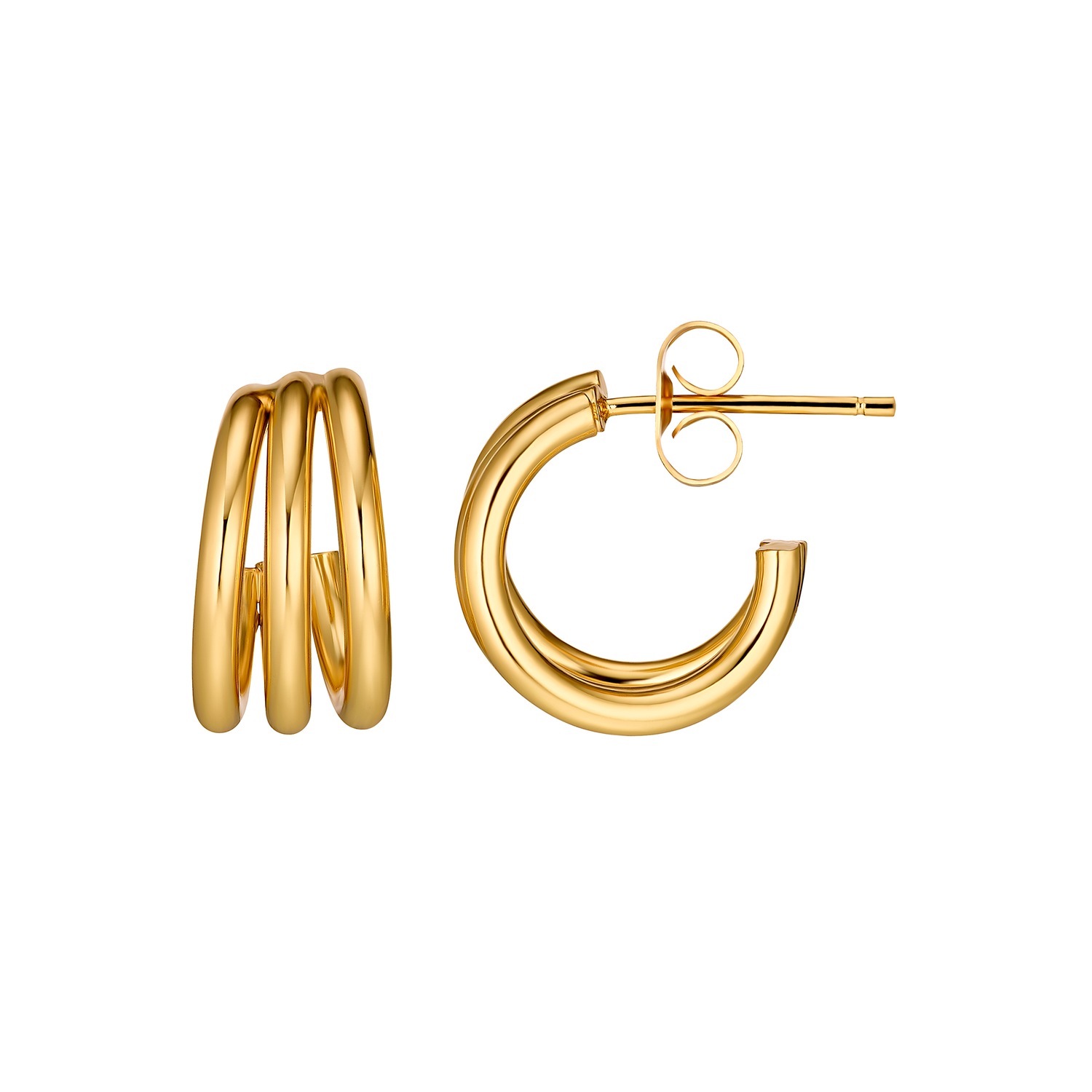 Heideman Boucles d'oreilles Hemi couleur or