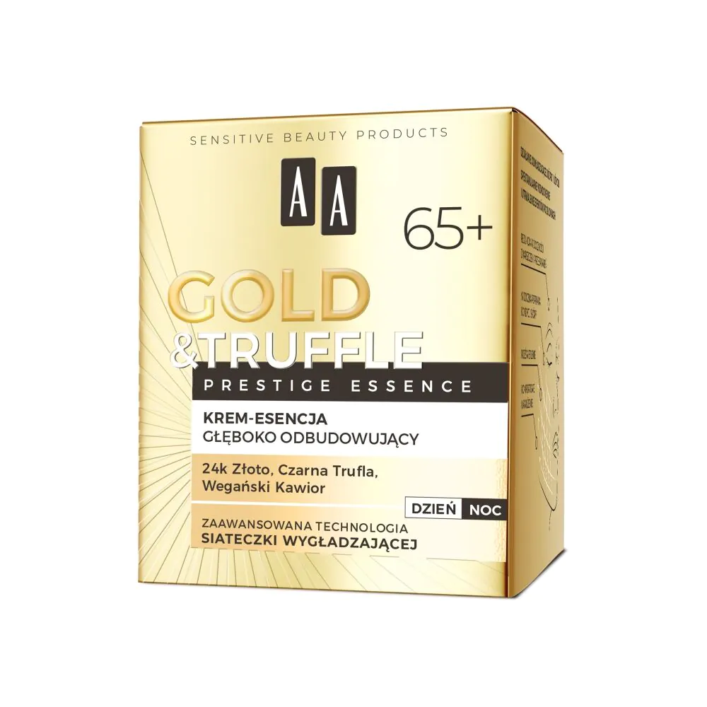 AA Gold & Truffle Prestige Essence Ultra 65+ - odmładzający krem-esencja 50ml