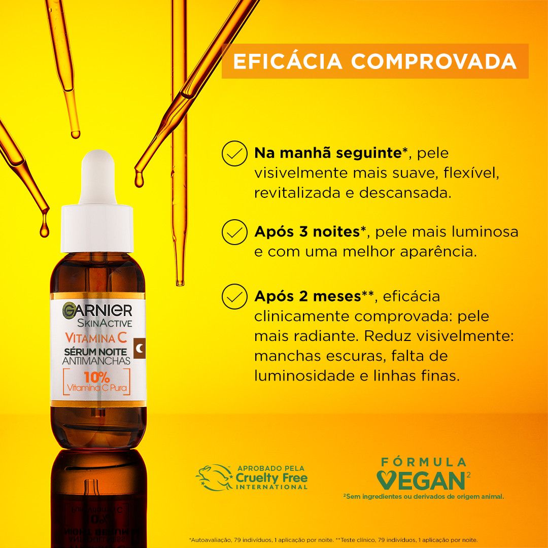 „Skin Active“ vitamino C naktinis serumas Serumai