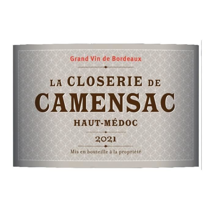 Closerie De Camensac 2021 Haut-Médoc Grand Cru - Vino Tinto Burdeos