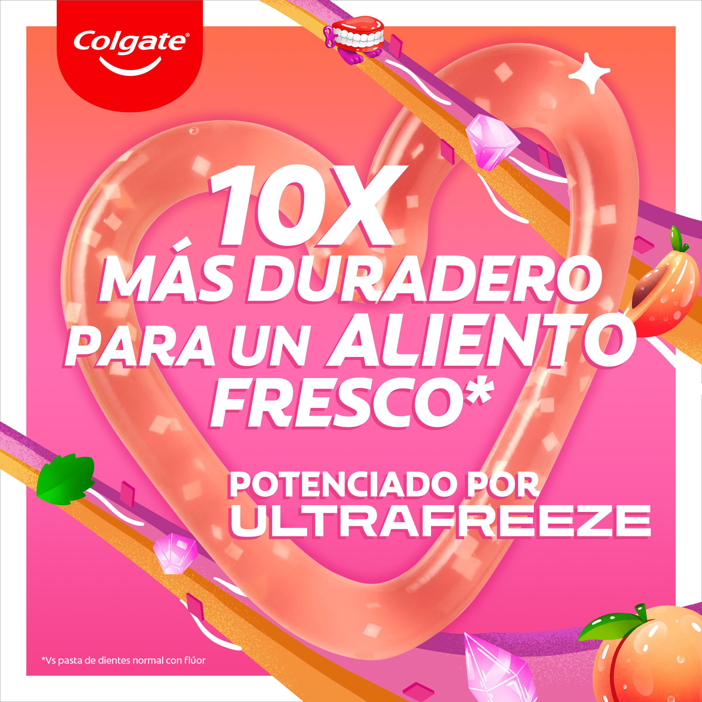 Colgate Max Fresh Fruit Fusion Peach & Cream zobu pasta Zobu pastas un zobu pastas