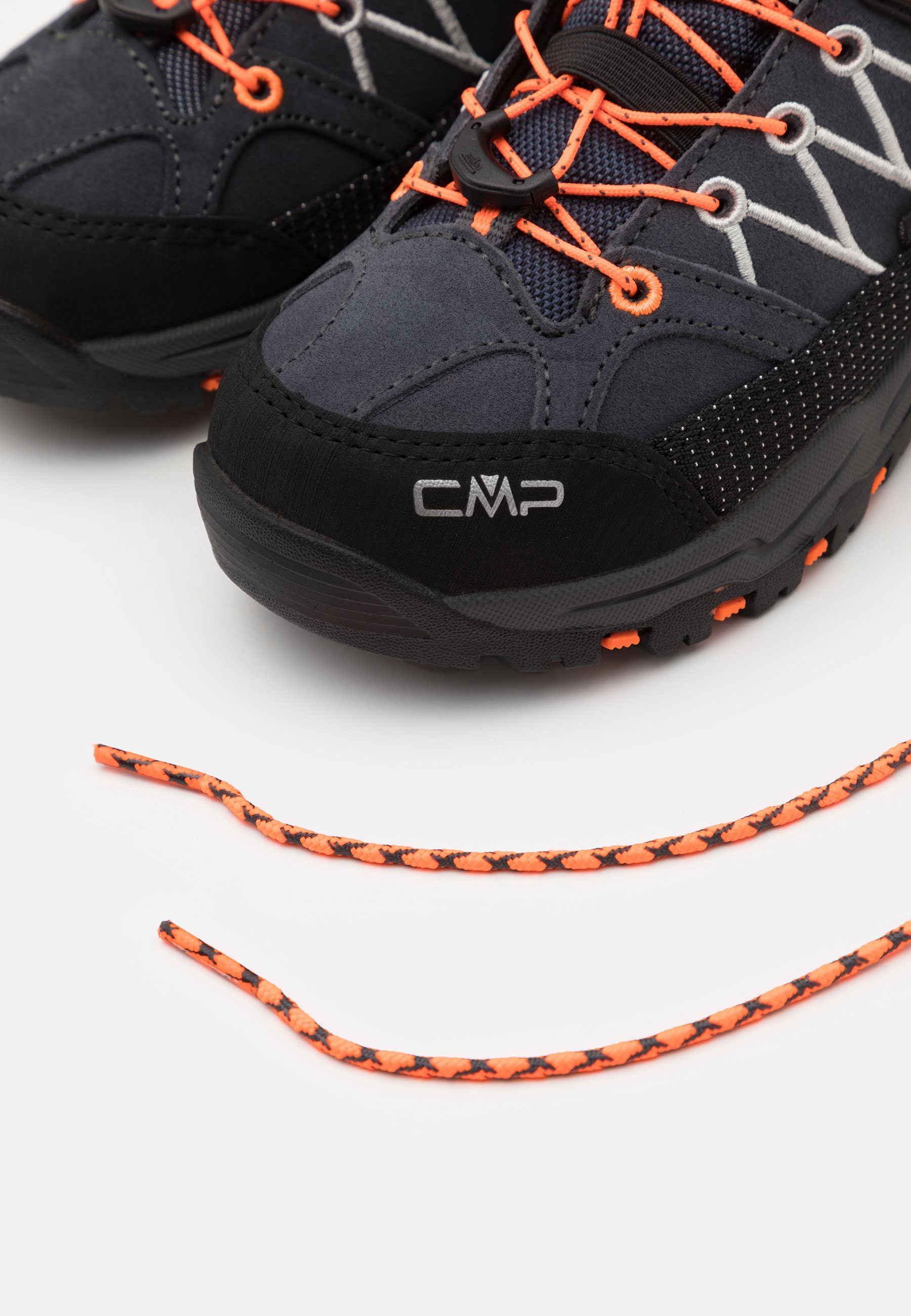 CMP KIDS RIGEL MID TREKKING SHOES WP UNISSEX - Botas de caminhada - antracite/laranja vibrante