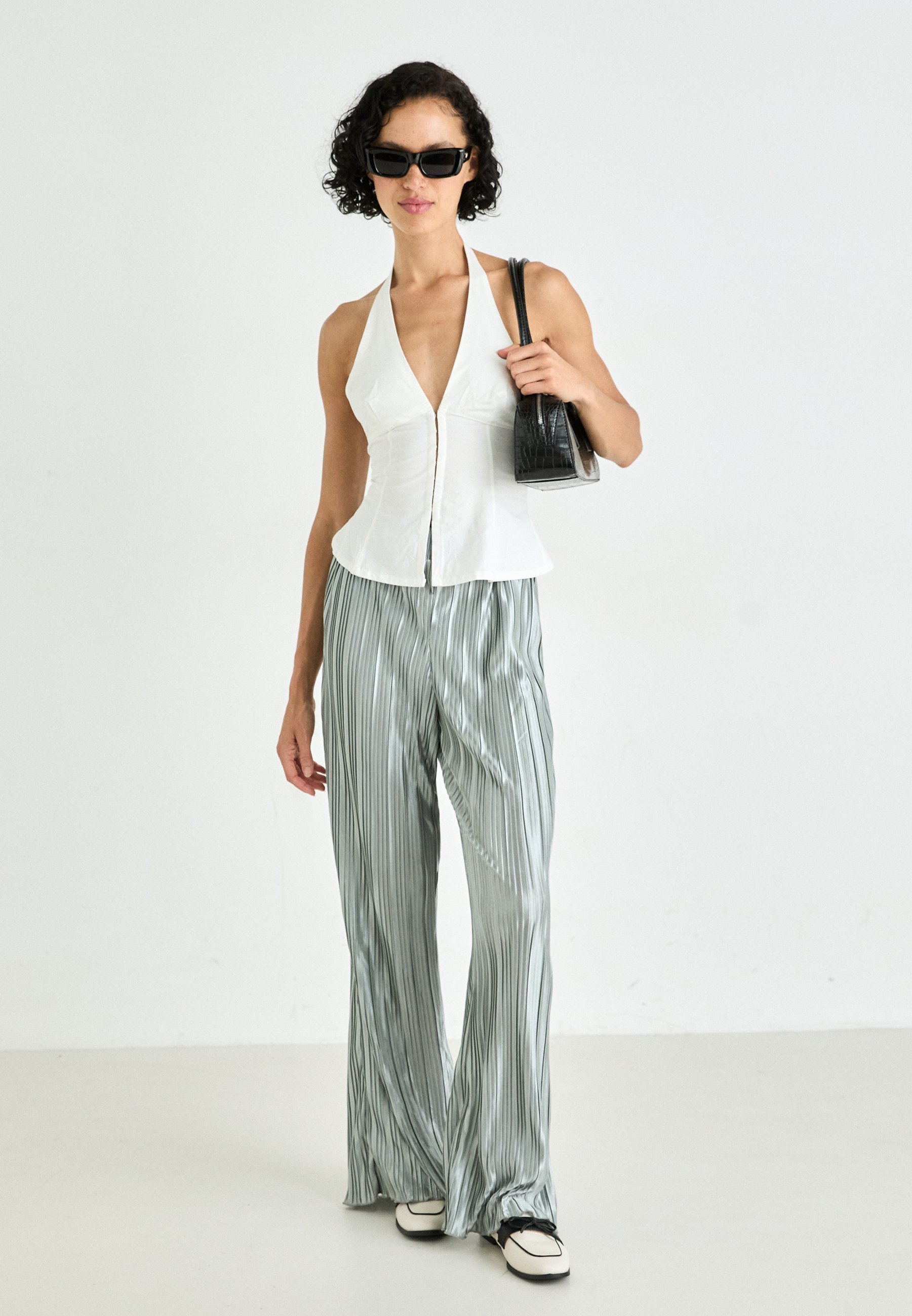Wochentags FALINE HALTER - Top - weißes Licht