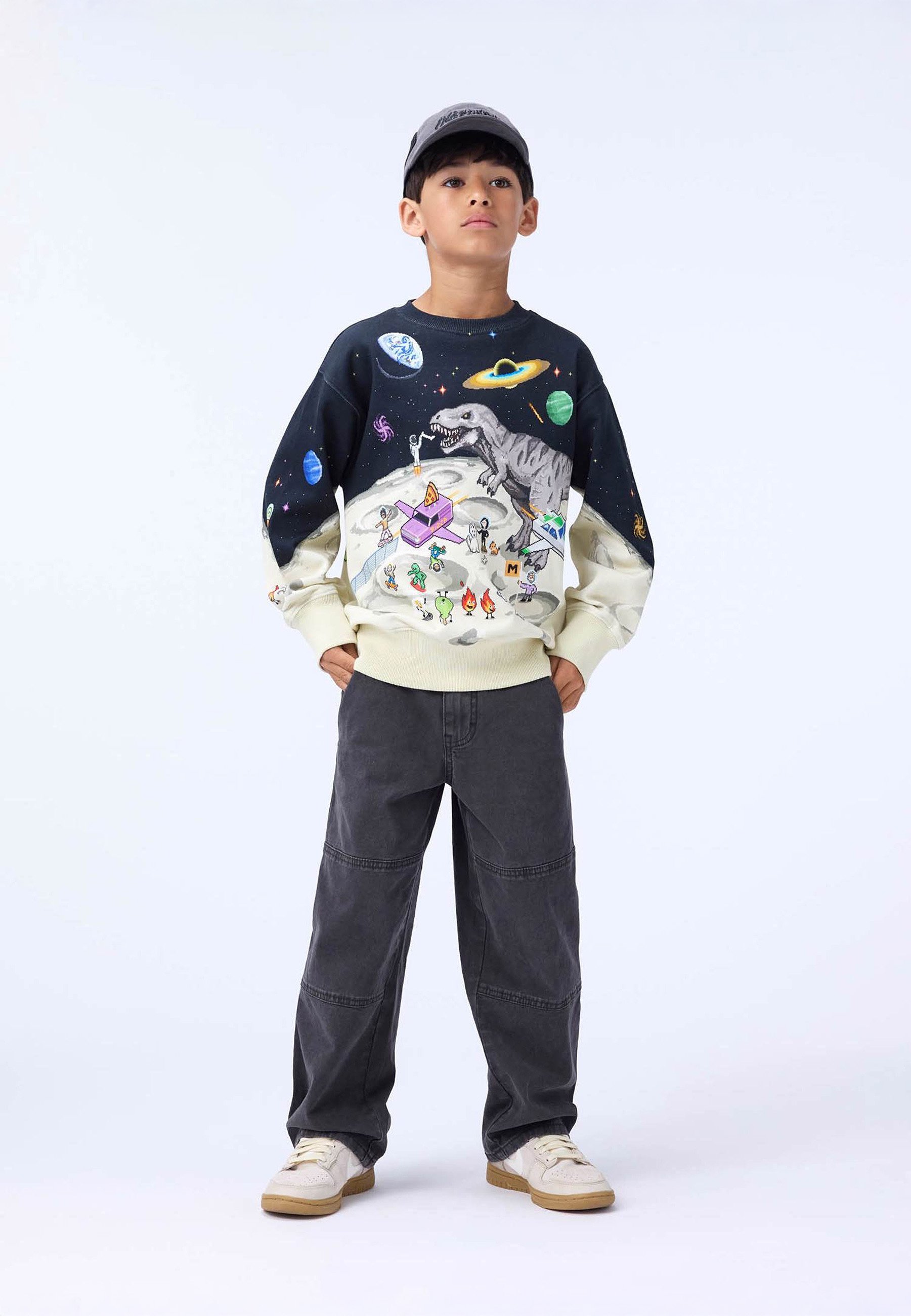 Molo MATTIS - Sweatshirt - pixel maan