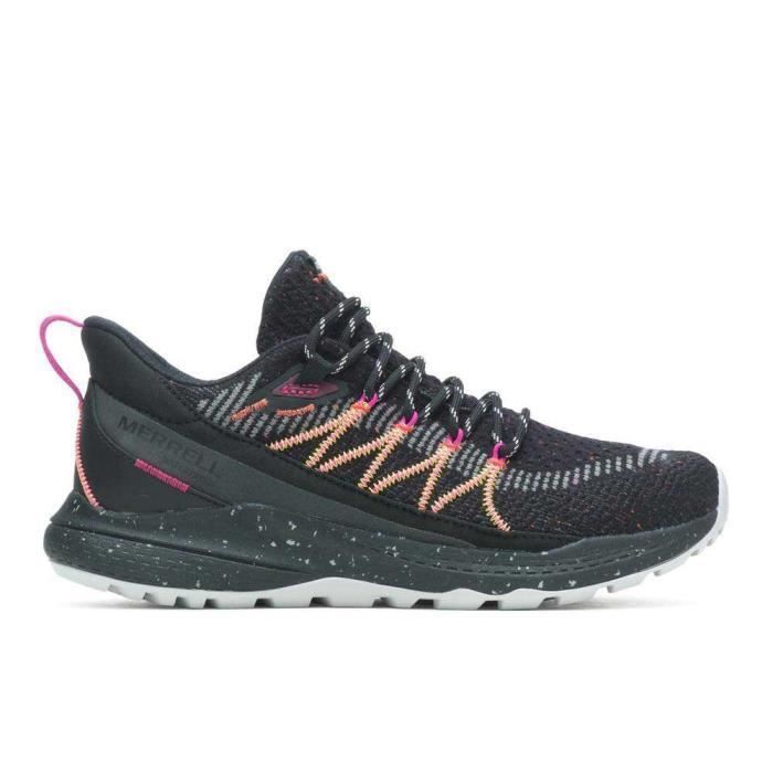 Merrell Women's Bravada 2 WP Hiking Boot - Black and Fuchsia - Breathable