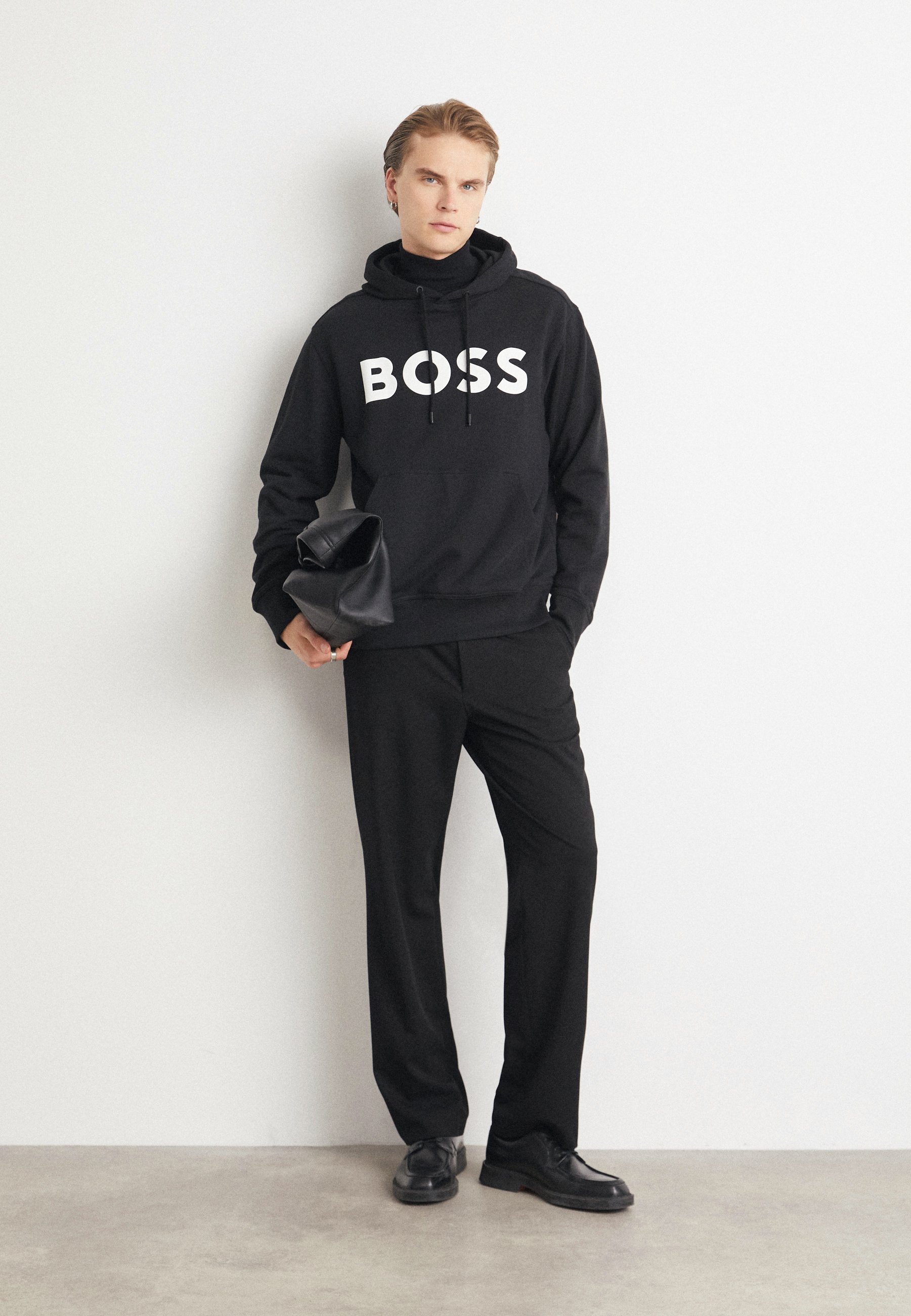 Sweat à capuche BOSS WEBASIC - Noir