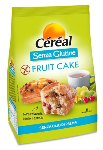 CEREAL Bolo de frutas com cereais 6 unidades.