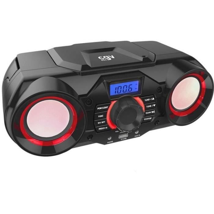 Tragbares CD-Radio – CGV – CD SG-1 – Bluetooth 5.0 – USB – SD
