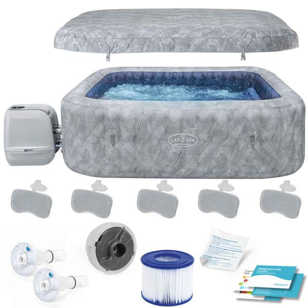 Dmuchane spa ogrodowe 7-osobowe hydromasaż WIFI Bestway 6001Q