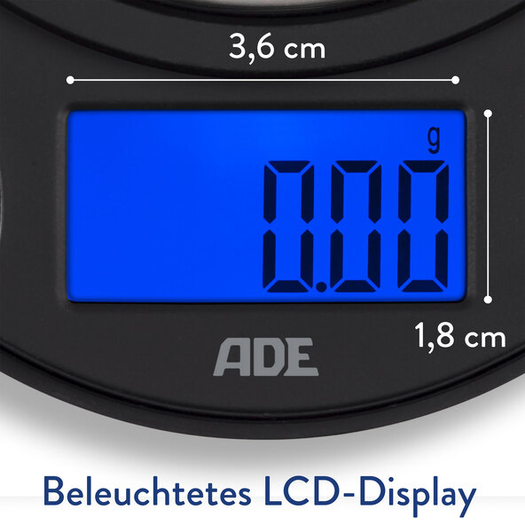 Fred digital pocket scale, black