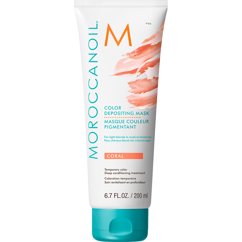 Moroccanoil színátmenetes hajmaszk korall színben 200 ml