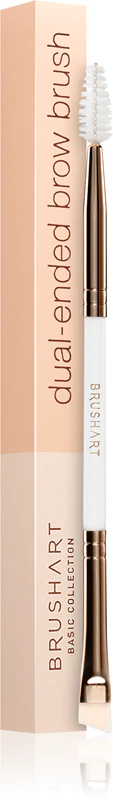 Pincel de sobrancelhas BrushArt Basic de ponta dupla