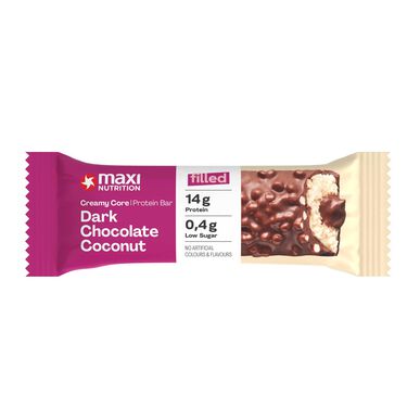 Maxi Nutrition Μπάρα Πρωτεΐνης με Κρεμώδη Πυρήνα και Μαύρη Σοκολάτα 45 γρ. 45 γρ.