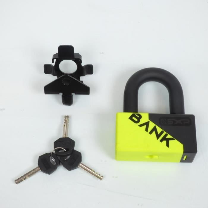 Candado de disco en U SXP MU02 con clasificación SRA para seguros de motocicletas y scooters - MFPN: MU02 - SRA - Grillete de 60x41 mm - 189369-1N
