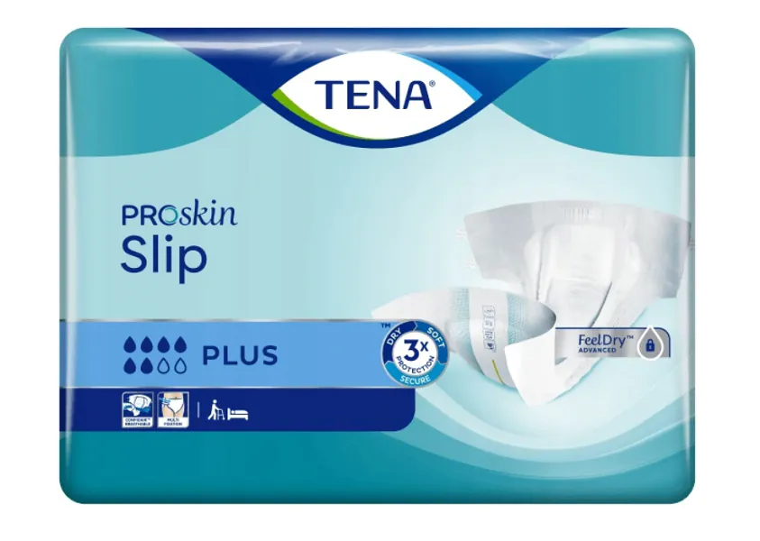 Tena Slip ProSkin Plus, Pieluchomajtki dla dorosłych, 120-160cm, Extra Large