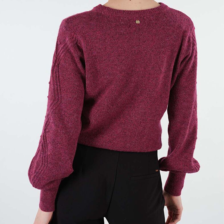 Pull Femme Bordeaux